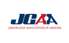 A logo of the junior golf association of arizona.