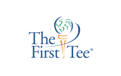 A logo of the first tee