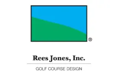 A logo of rees jones, inc.