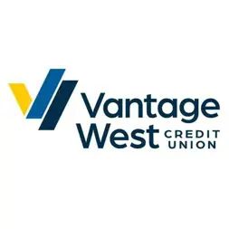 A logo of vantage west credit union